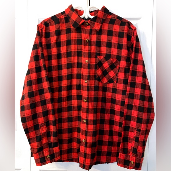 Men’s Hunter Plaid Shirt - Picture 1 of 6